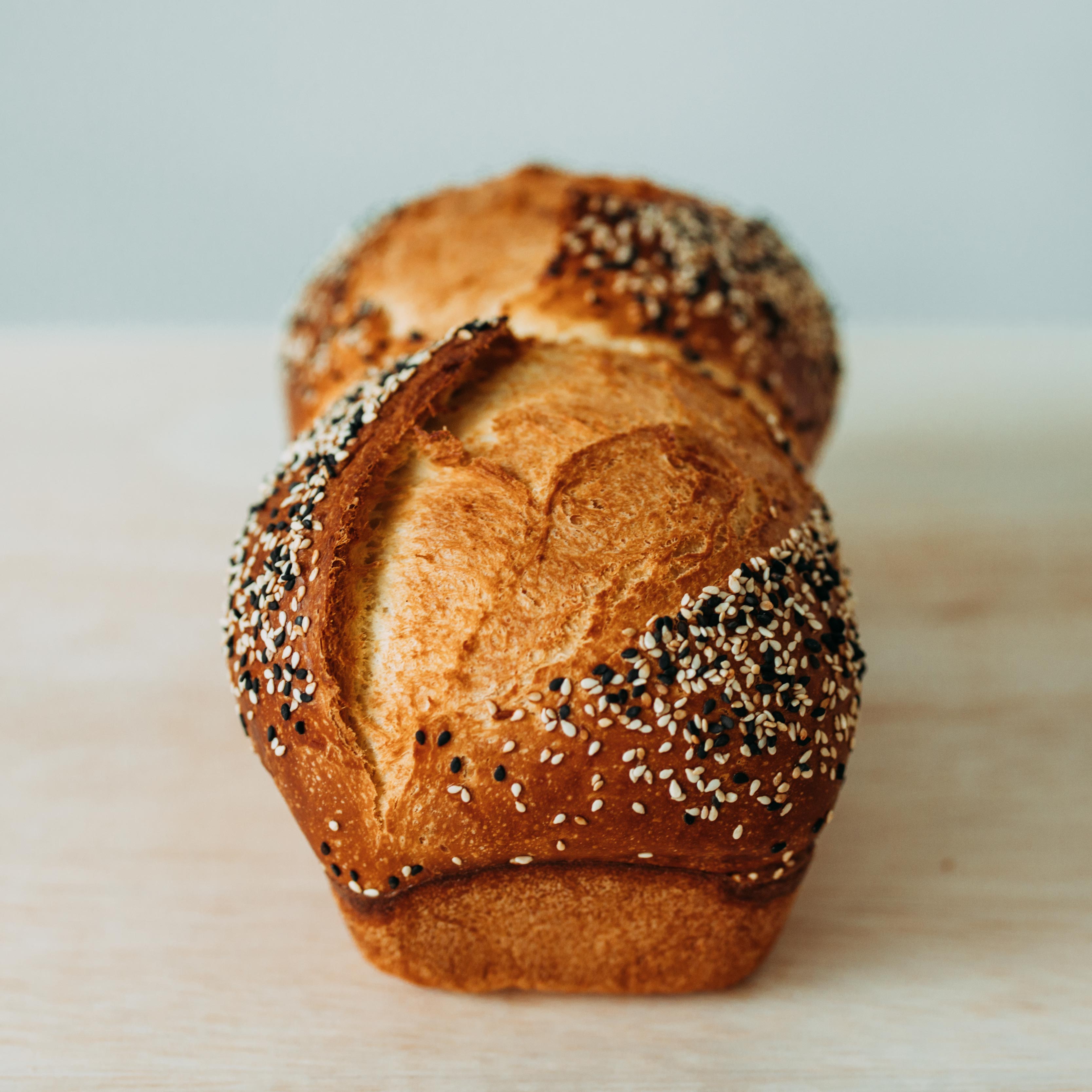 Yudane Sourdough Sesame Brioche Loaf 600g